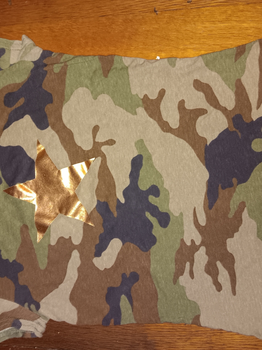 Next Era Camo Short Sleeve Tee with Gold Star